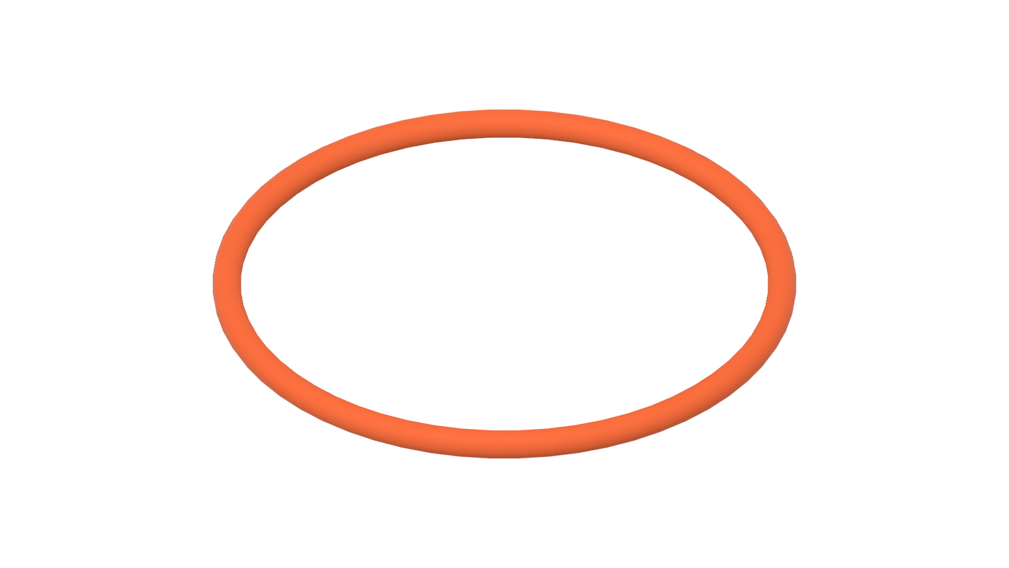 7" x 3/8" Ring - Circular (Set of 4)