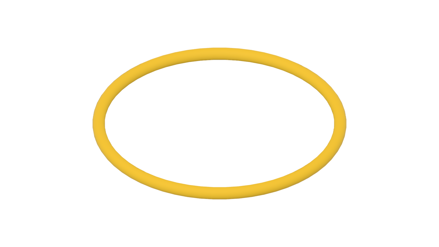 7" x 3/8" Ring - Circular (Set of 4)