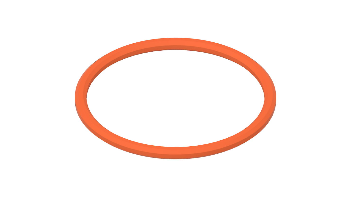 7" x 1/2" Ring - Octagon (Set of 4)