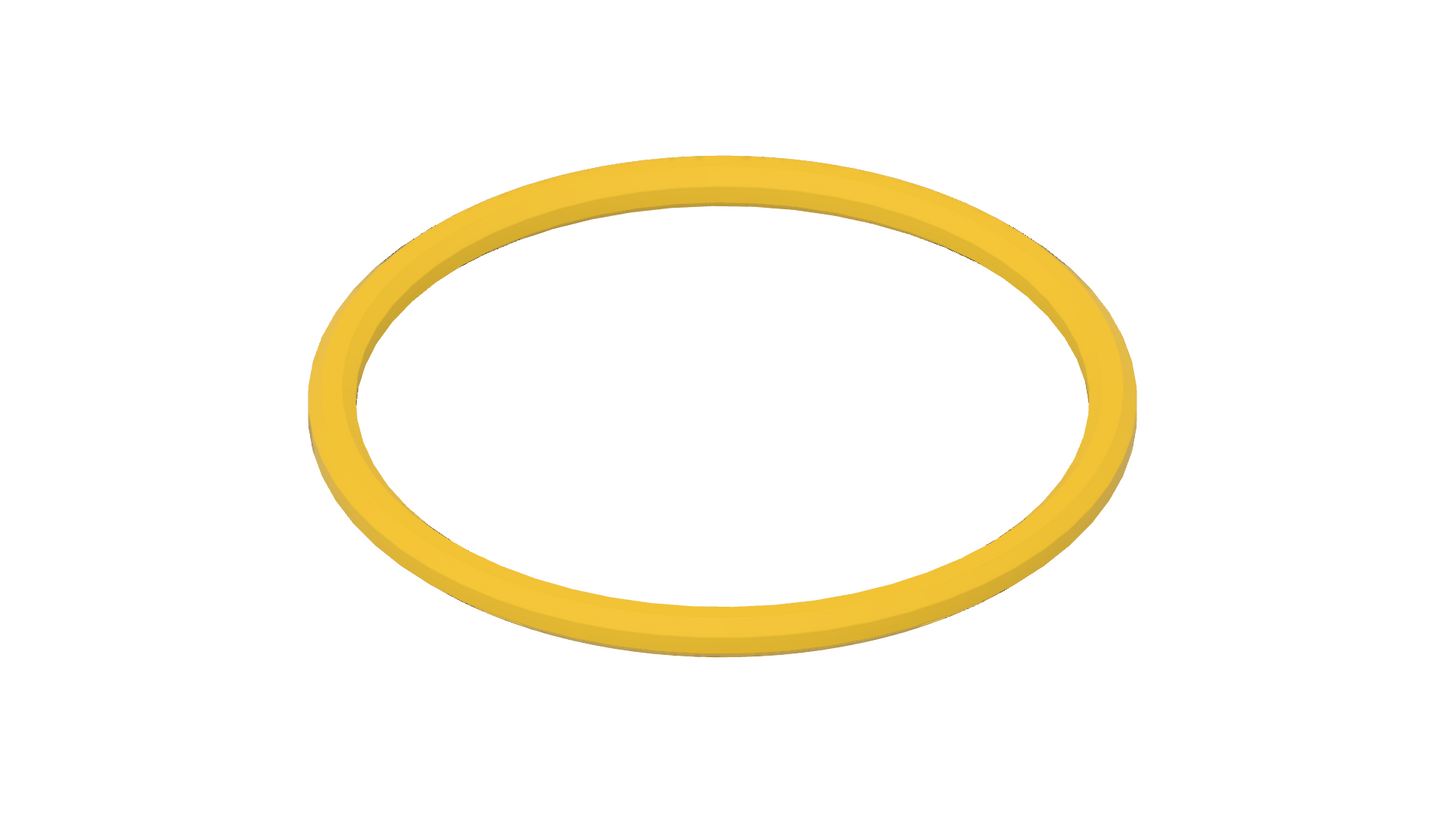 7" x 1/2" Ring - Octagon (Set of 4)