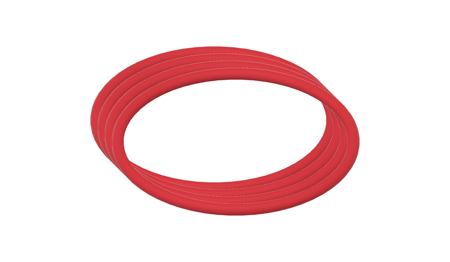 7" x 3/8" Ring - Circular (Set of 4)